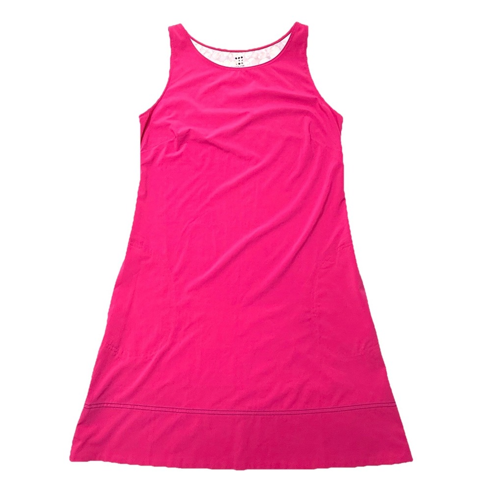 Title Nine Pink Dress Casual Colorblock Daytrip Sun Pockets Nimblene Size Medium